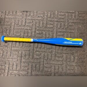 Adidas Triple Stripe Youth Baseball Bat - Blue and Yellow - 24 inch USA Baseball